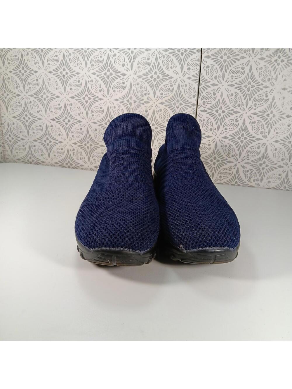 Unbranded Navy Blue Knit Shoes Size 37 (US7). Clog Like Shoe Slip On
